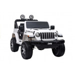 Elektrické autíčko Jeep Rubicon 4x4 - biele 
